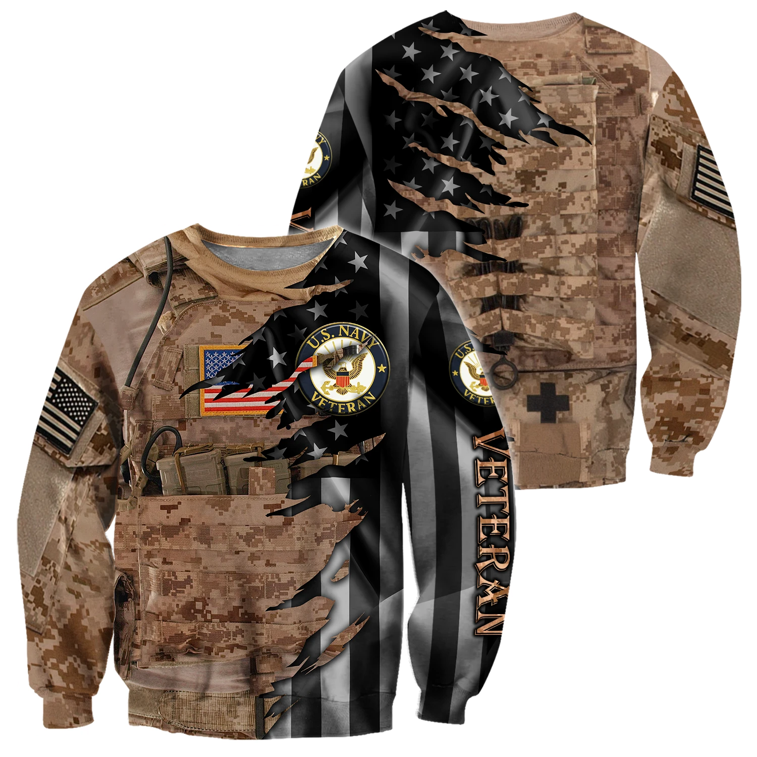 Awesome hoodie 3d all print Premium Veteran for Men and Women, T-Shirt, Zip Hoodies, Sweatshirt NQ326