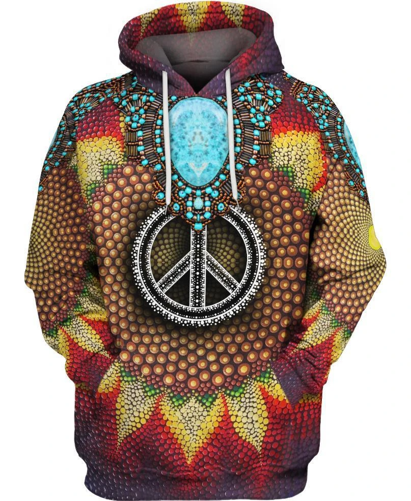 Awesome hoodie 3d all print Hippie Print Beads for Men and Women, T-Shirt, Zip Hoodies, Sweatshirt NQ363