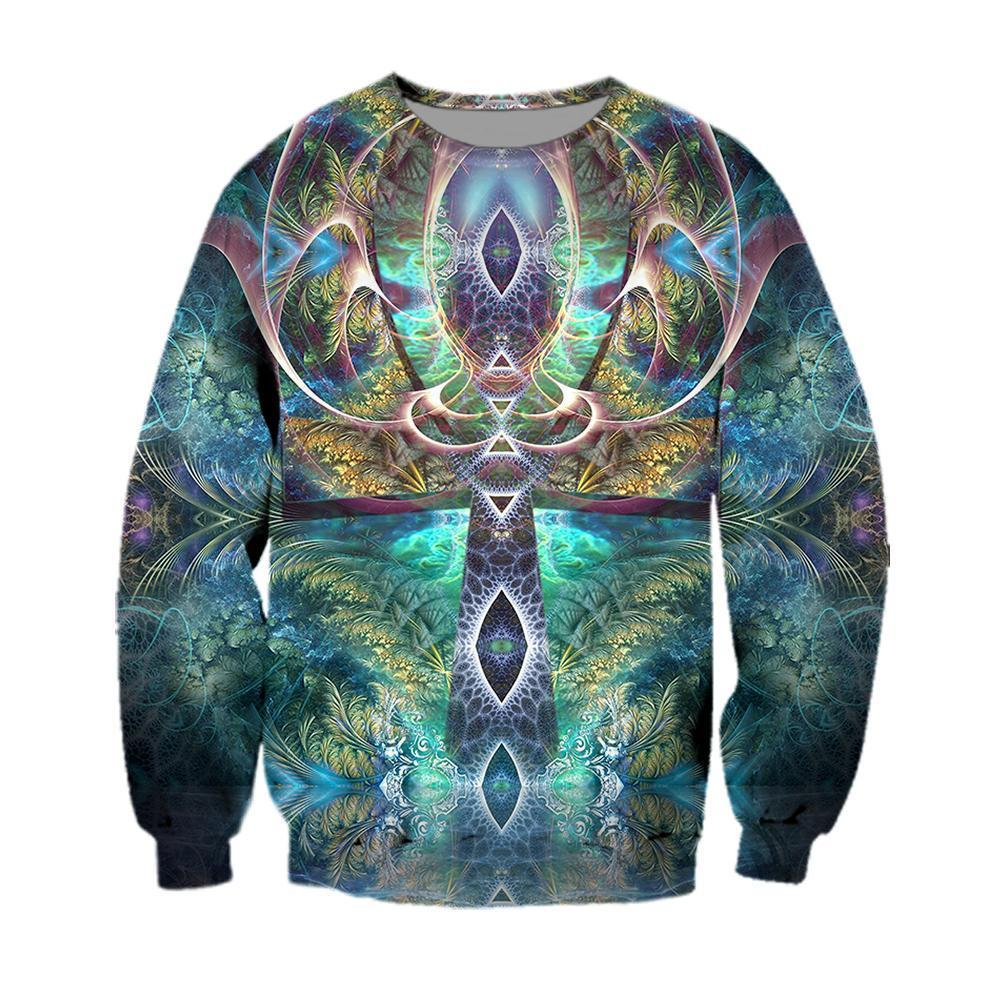 Awesome hoodie 3d all print Psychedelic Art Ankh for Men and Women, T-Shirt, Zip Hoodies, Sweatshirt NQ399