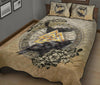 Awesome Hoodied Viking Quilt Bed Set, Raven Valknut Tree Of Life Rune Circle-VNBD0003
