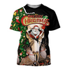 Awesome hoodie 3d all print Reindeer Christmas for Men and Women, T-Shirt, Zip Hoodies, Sweatshirt NQ410