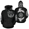 Awesome hoodied 3D ALL Print Raven Norse-Men and Women Hoodie - HBC0005