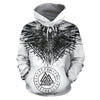 Awesome hoodied 3D ALL Print Raven and Eagle-Men and Women Hoodie - HBC0006