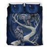 Awesome Hoodied 3D all over print Viking Bedding Set, Ravens Bedding Sets NQBS0026