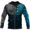 3D All Over Print  Ravens of Midgard Blue HOODIES for Men and Women, T-Shirt, Zip Hoodies, Sweatshirt HBC0021