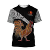 Awesome hoodie 3d all print Rooster King Tribal Pattern for Men and Women, T-Shirt, Zip Hoodies, Sweatshirt NQ158