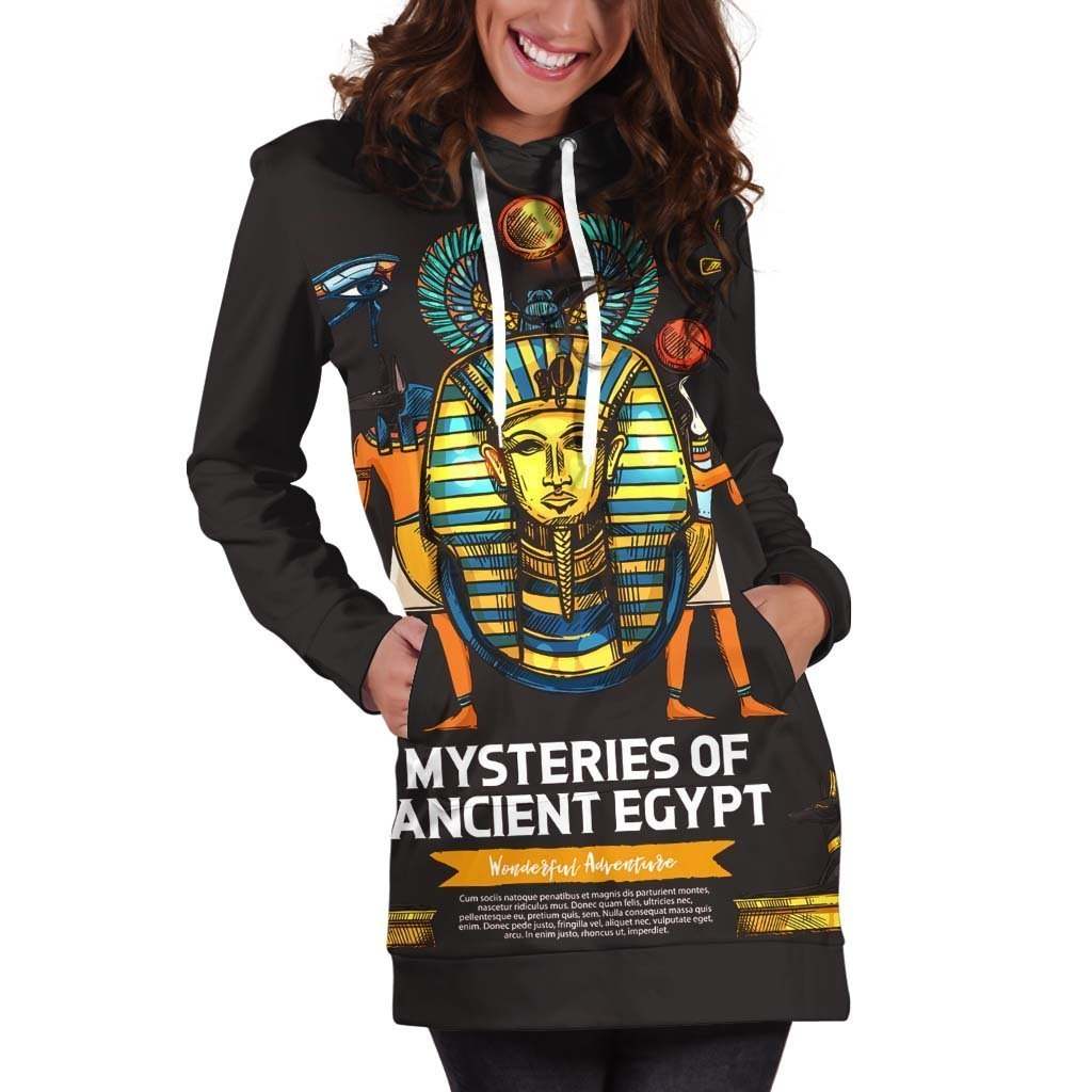 All Over Printed Royalty Hoodie Dress