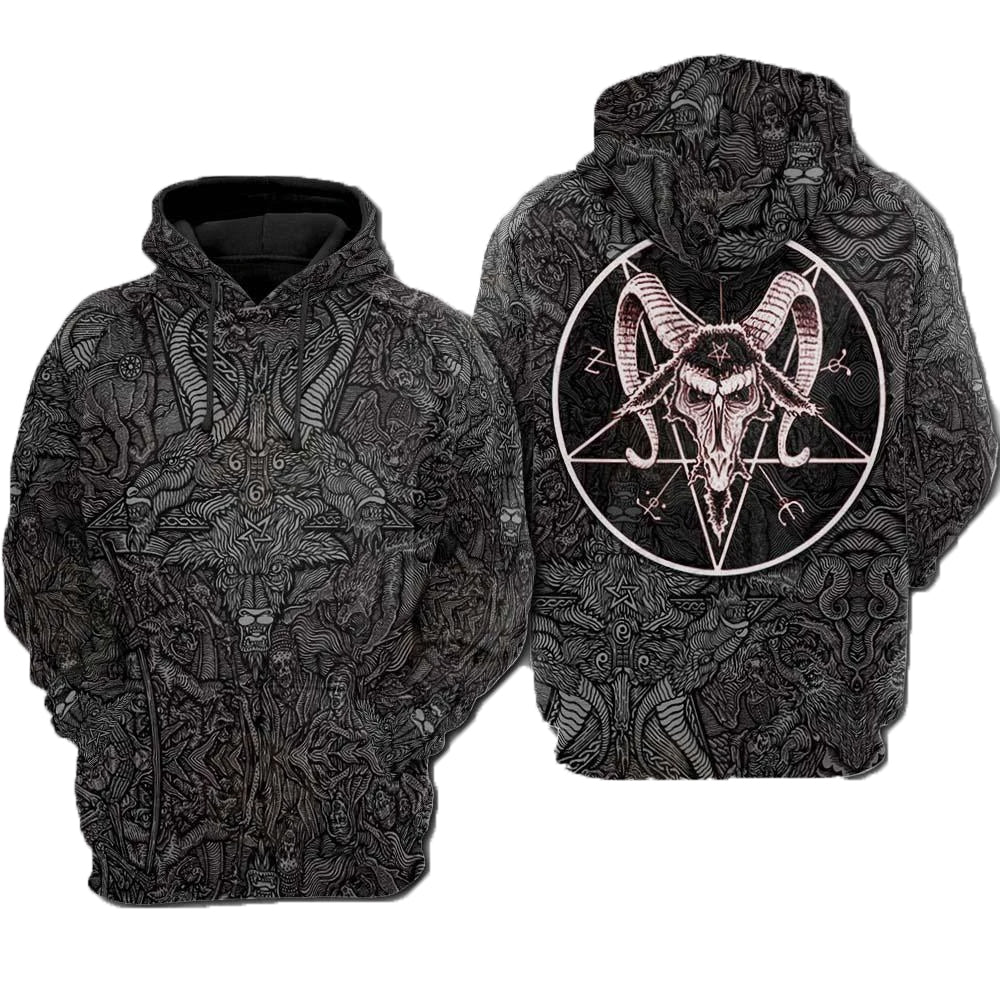 Awesome hoodie 3d all print SATAN BOHO Hoodie for Men and Women, Zip Hoodies, Sweatshirt NQ240