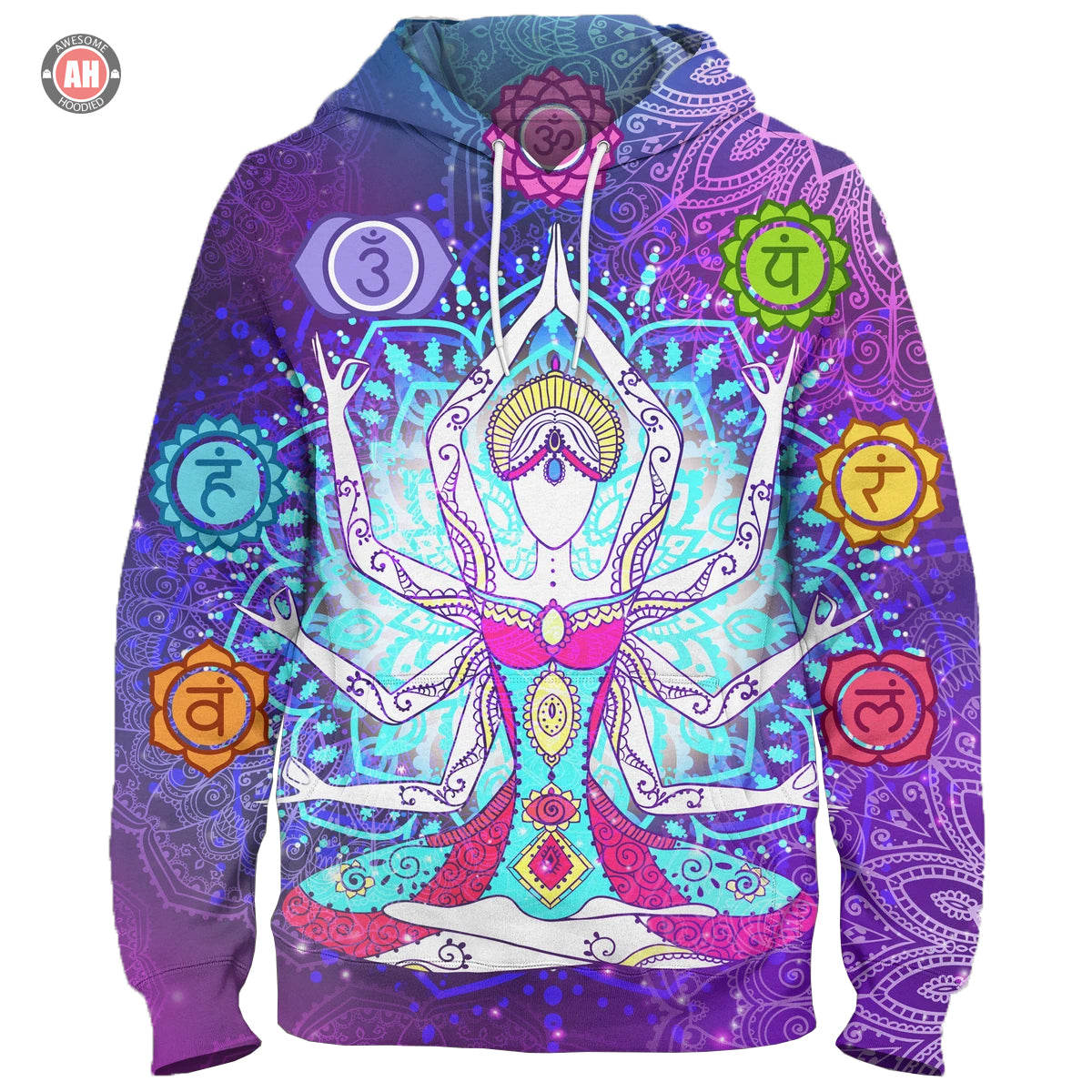 Awesome hoodie 3d all print Seven Chakra Energy Centers Hoodie, Zip Hoodie NQ116