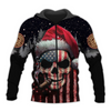 Awesome hoodie 3d all print SKULL CHRISTMAS hoodie for Men and Women, T-shirt, Zip Hoodies, Sweatshirt NQ250