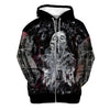 Awesome hoodie 3d all print Skull Hoodie for Men and Women, Zip Hoodies, Sweatshirt NQ241