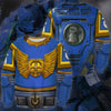3D All OVER PRINT BLUE  40K ARMOR