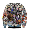 Awesome hoodie 3d all print Samurai Geisha and Lion for Men and Women, T-Shirt, Zip Hoodies, Sweatshirt NQ130