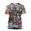 Awesome hoodie 3d all print Samurai Geisha and Lion for Men and Women, T-Shirt, Zip Hoodies, Sweatshirt NQ130
