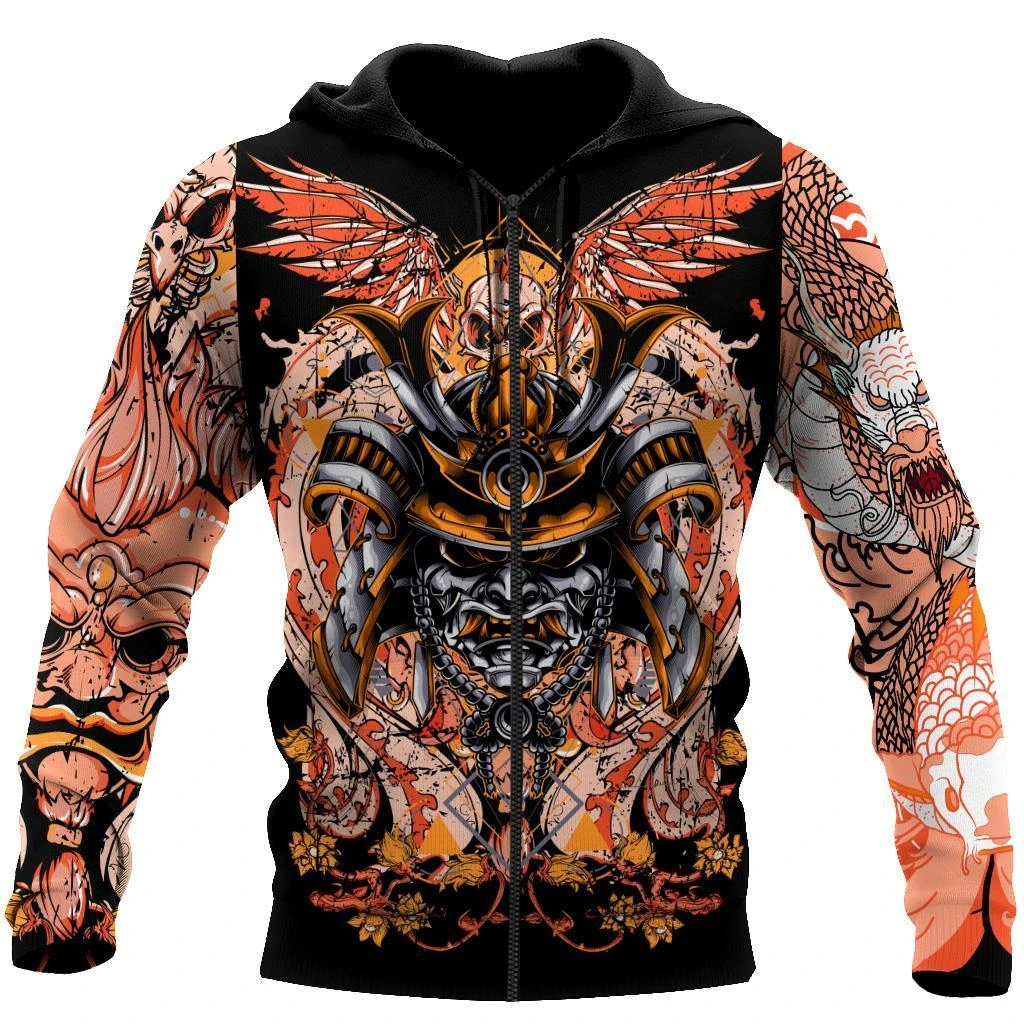 Awesome hoodie 3d all print Samurai Art for Men and Women, T-Shirt, Zip Hoodies, Sweatshirt NQ128