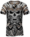 Awesome hoodie 3d all print Samurai Skull for Men and Women, T-Shirt, Zip Hoodies, Sweatshirt NQ296