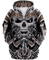 Awesome hoodie 3d all print Samurai Skull for Men and Women, T-Shirt, Zip Hoodies, Sweatshirt NQ296