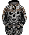 Awesome hoodie 3d all print Samurai Skull for Men and Women, T-Shirt, Zip Hoodies, Sweatshirt NQ296