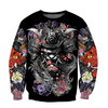 Awesome hoodie 3d all print Samurai and Dragon Tattoo for Men and Women, T-Shirt, Zip Hoodies, Sweatshirt NQ170