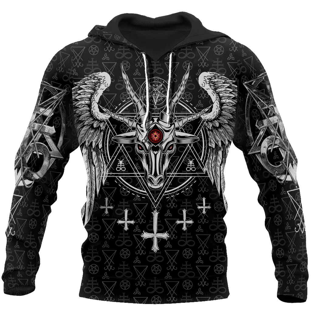 Awesome hoodie 3d all print Satanic Devil for Men and Women, T-Shirt, Zip Hoodies, Sweatshirt NQ165