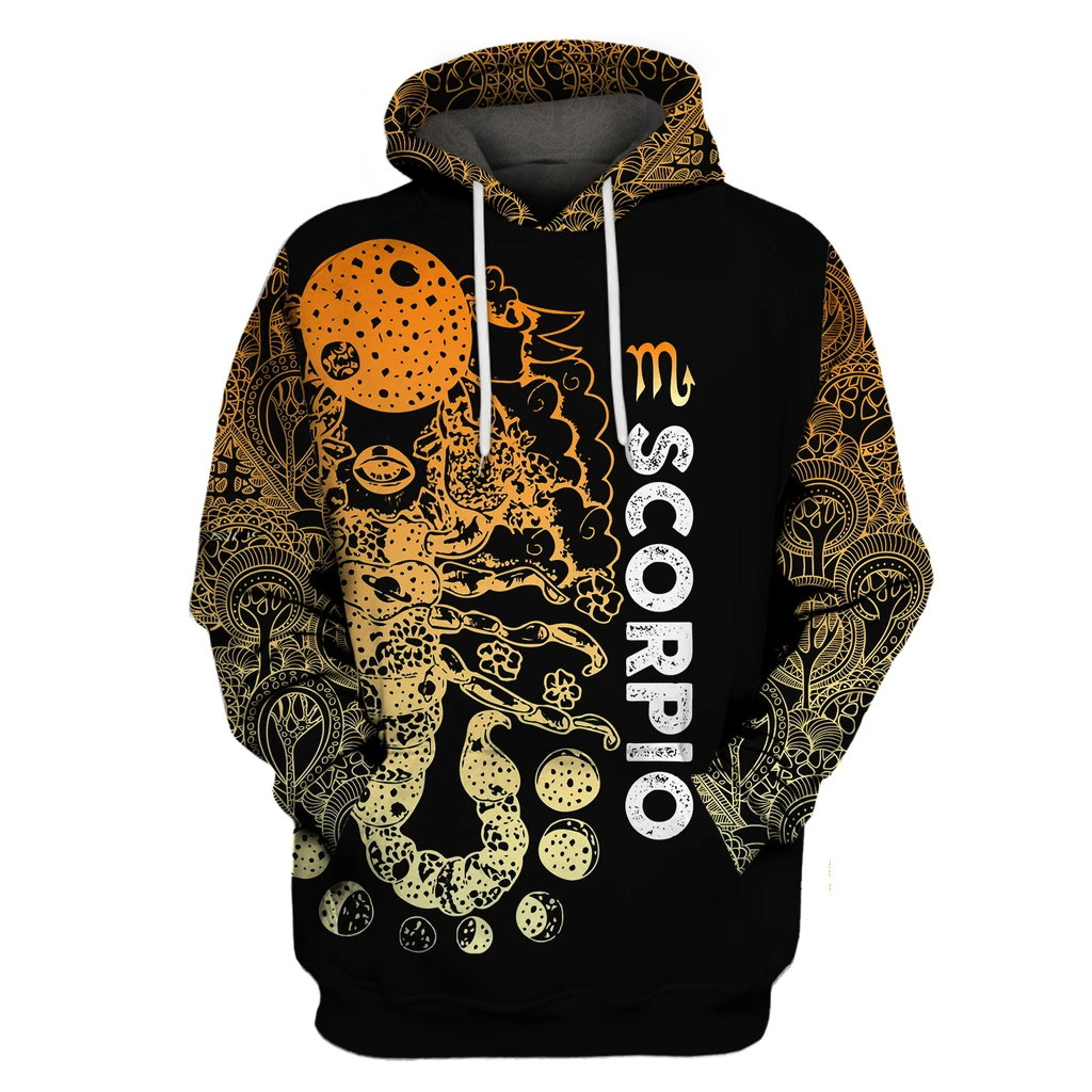 Awesome hoodie 3d all print Scorpio Hoodie for Men and Women, Zip Hoodies NQ0093
