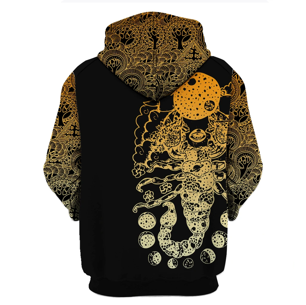 Awesome hoodie 3d all print Scorpio Hoodie for Men and Women, Zip Hoodies NQ0093