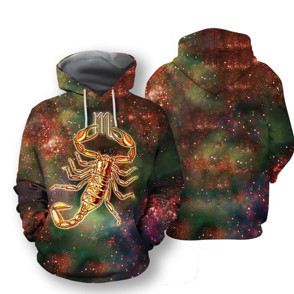 All Over Printed Scorpio Hoodie
