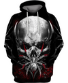 Awesome hoodie 3d all print Skull Spider for Men and Women, T-Shirt, Zip Hoodies, Sweatshirt NQ297