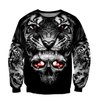Awesome hoodie 3d all print Skull Tiger for Men and Women, T-Shirt, Zip Hoodies, Sweatshirt NQ190