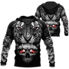 Awesome hoodie 3d all print Skull Tiger for Men and Women, T-Shirt, Zip Hoodies, Sweatshirt NQ190