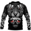 Awesome hoodie 3d all print Skull Tiger for Men and Women, T-Shirt, Zip Hoodies, Sweatshirt NQ190