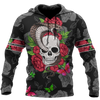 All Over Print Snake love Skull red for Men and Women, T-Shirt, Zip Hoodies, Sweatshirt HBC0075