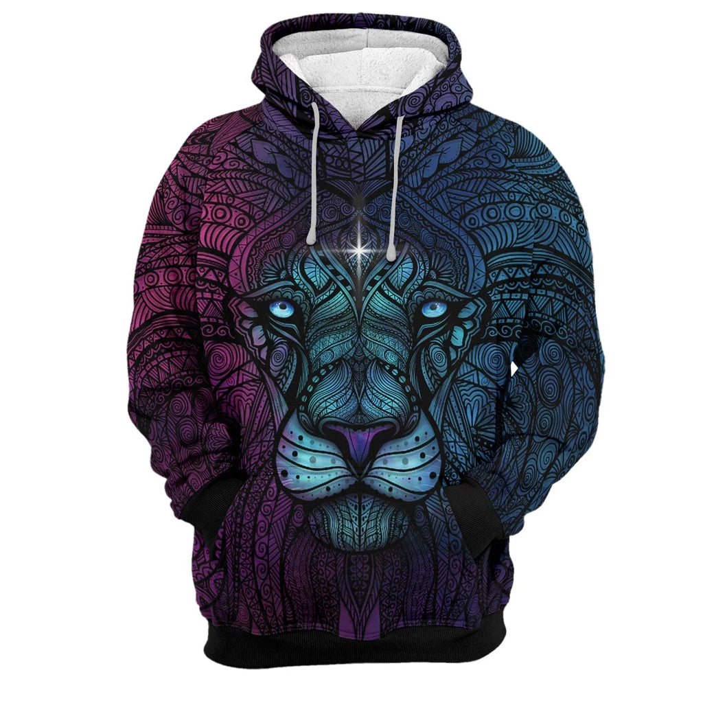Awesome Hoodie Sneaking Lion For Men And Women HBC179