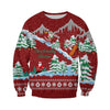 Awesome Hoodie Snowboarding Christmas for Men and Women HBC314