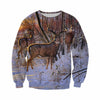 3D All Over Printed Deer Art Shirts and Shorts