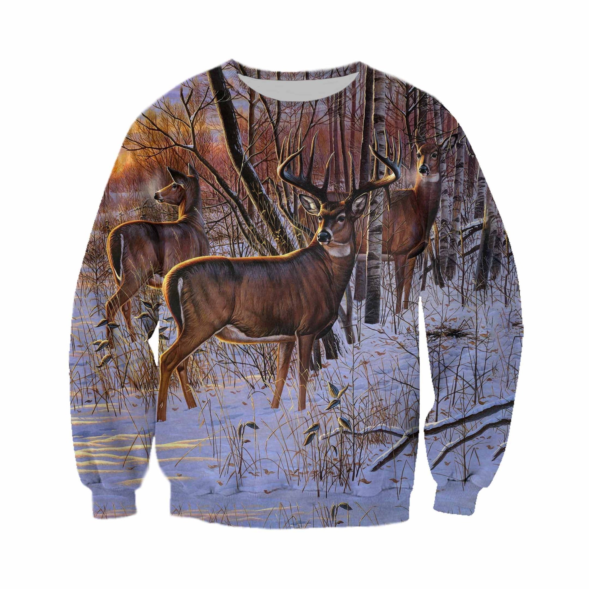 3D All Over Printed Deer Art Shirts and Shorts