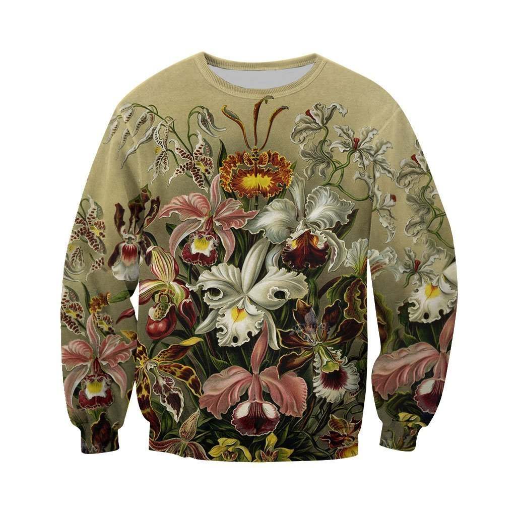3D All Over Printed Vintage Flowers Shirts And Shorts