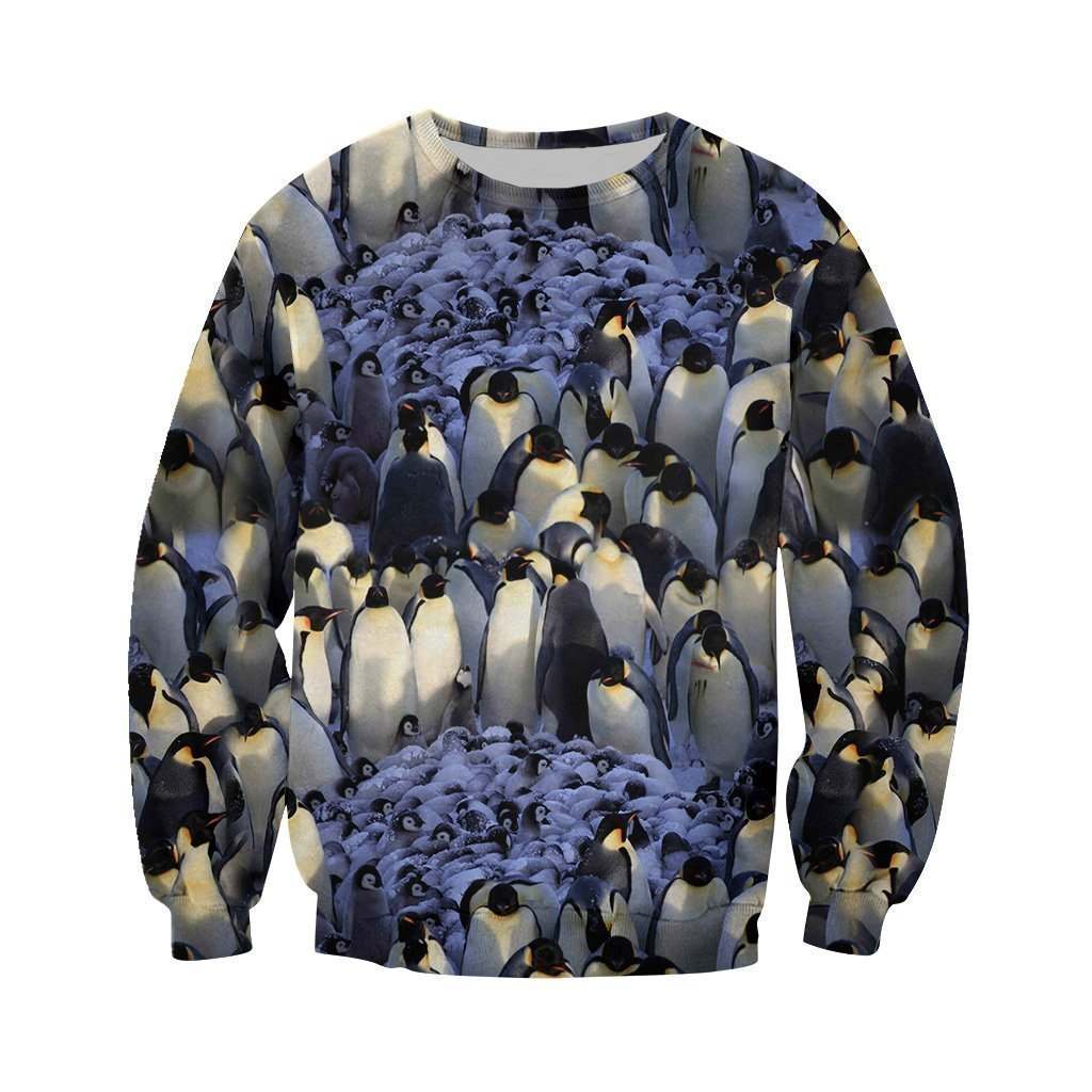 3D All Over Printed Penguins Shirts