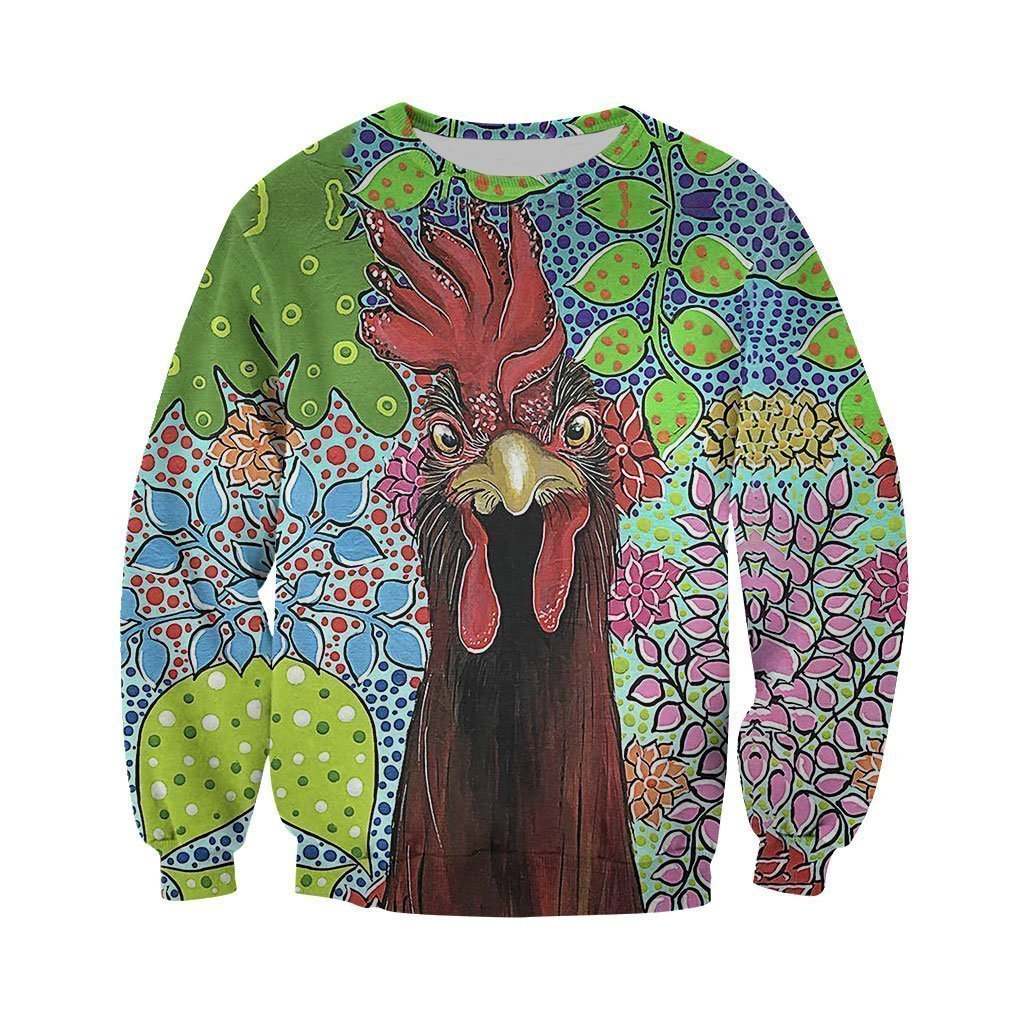 3D All Over Printed Chicken Art Shirts and Shorts