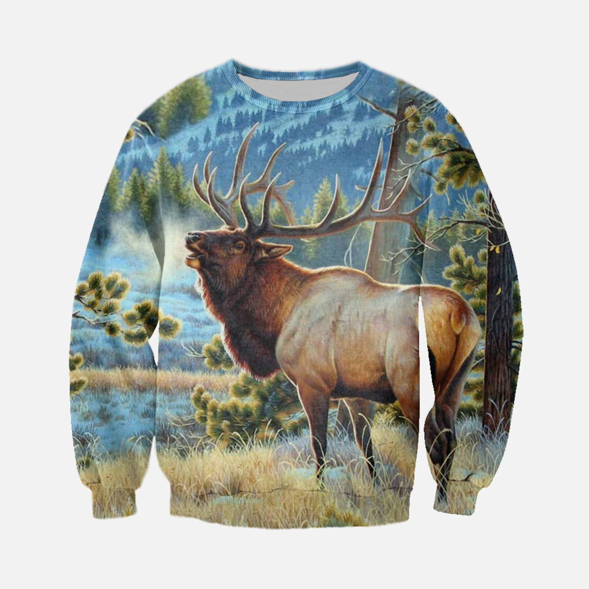 3D All Over Printed Nice Deer Art Clothes