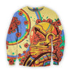 3D all over print astronaut in flower background