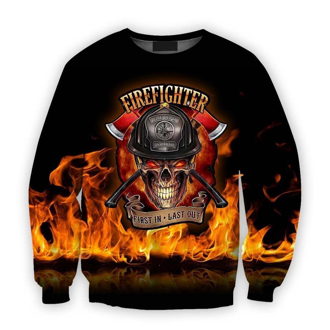 3D all over printed firefighter shirts
