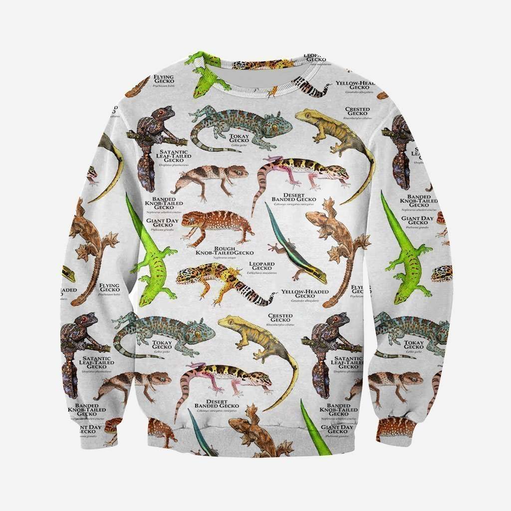 3D All Over Printed Geckos of the World Shirts And Shorts