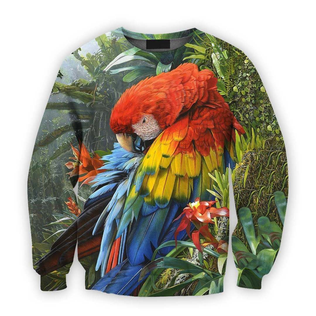All Over Printed Parrots Shirts H406