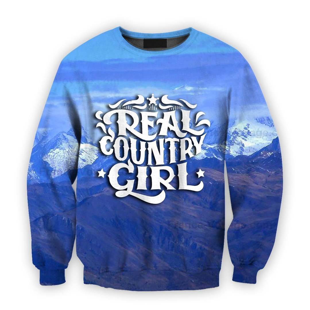 All Over Printed Real Country Girl Shirts