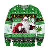 Awesome Hoodie Christmas Santa Marijuana for Men and Women HBC304