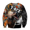 Awesome Hoodie Dinosaur T-rex Skin for Men and Women HBC227