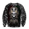 Awesome Hoodie Aztec Skull for Men and Women HBC183
