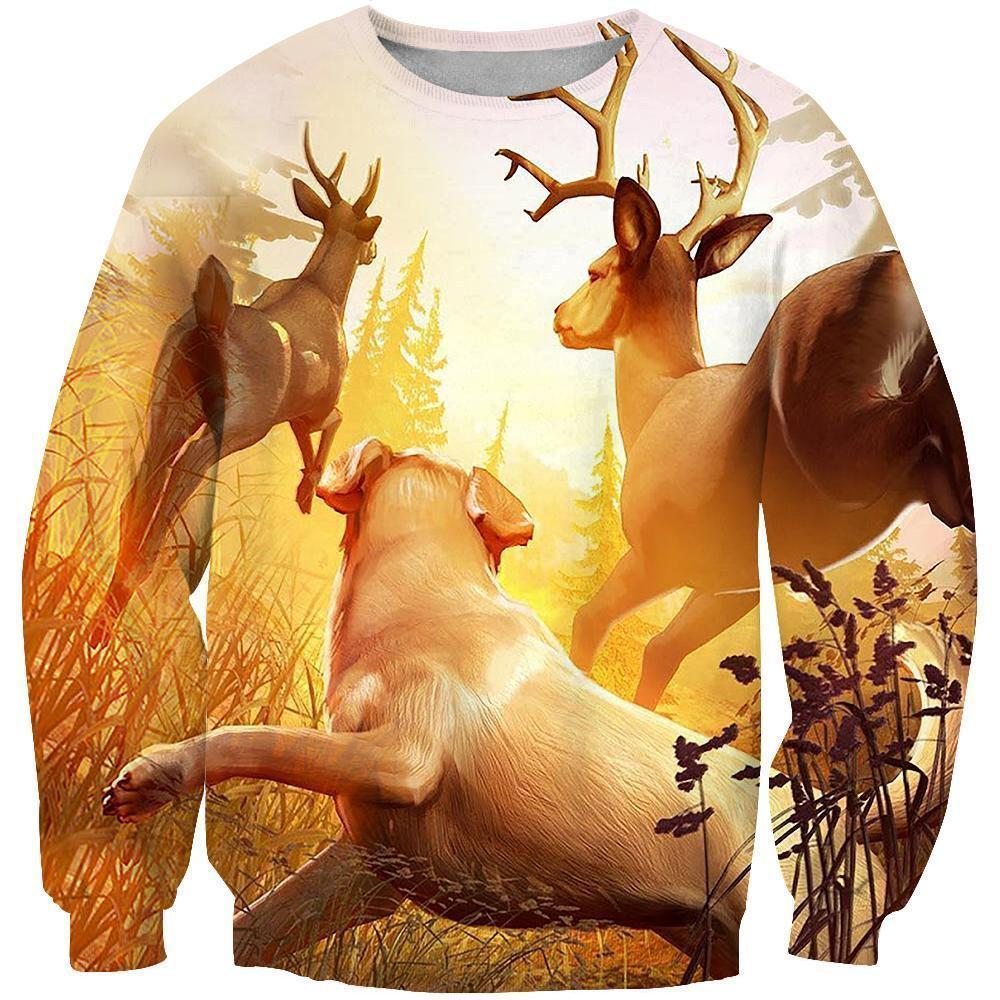 All Over Printed Hunting Dog Closthes