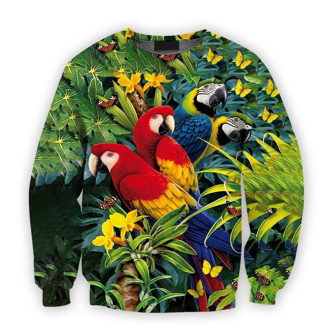 All Over Printed Parrots Shirts H242B